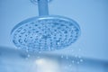 Shower water flowing Royalty Free Stock Photo