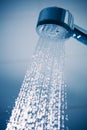 Shower with water stream Royalty Free Stock Photo