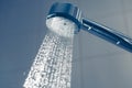 Shower with water stream Royalty Free Stock Photo