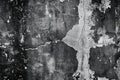 Showing abstract grunge texture of old concrete wall background, dark grey Royalty Free Stock Photo