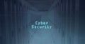 Showing digital representation of cybersecurity focusing on data protection