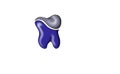 Dental logo design Royalty Free Stock Photo