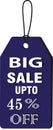 Tag big sale up to 45 % off multi color black and brown and painting dark blue logo buttun images