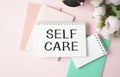 showing Self Care. Conceptual photo Protection you give to yourself Individual control checking. Concept For Information Royalty Free Stock Photo