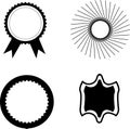 Showing sign icon and solid line illustration isolated on White background, showing sign icons graphic design vector symbols. -