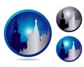 Showplace icon set Royalty Free Stock Photo