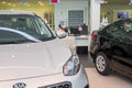 Showroom and car KIA of dealership KIA-Zentr Kirov in Kirov city