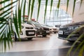 Showroom and car KIA of dealership KIA-Zentr Kirov in Kirov city