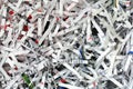 Shredded document background Royalty Free Stock Photo