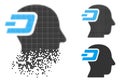 Shredded Dot Halftone Dash Imagination Icon