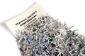 Shredded Paper Royalty Free Stock Photo