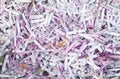 Shredded paper background Royalty Free Stock Photo