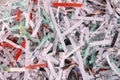 Shredded Paper background Royalty Free Stock Photo