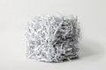 Shredded Paper Cube Royalty Free Stock Photo