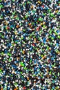 Shredded Recycled Plastic Background Environmental Concept Royalty Free Stock Photo