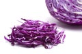 Shredded red cabbage Royalty Free Stock Photo