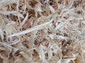 Shredded woodchips