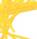 Shredded yellow paper vector