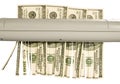Shredding Hundred Dollar Bills Royalty Free Stock Photo