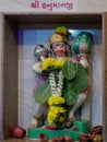 Shree Hanumanji Or Maruti Idol at small temple Ghatkopar Mumbai