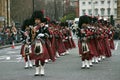 Shree Muktajeevan Swamibapa Pipe Band at London New Year Day Parade, Royalty Free Stock Photo