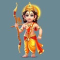 Shree ram Hindu god generative AI