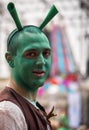 Shrek costume Royalty Free Stock Photo