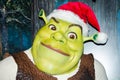 Shrek preparing for Christmas