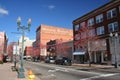 Shreveport, Louisiana - February 18: Buildings in historic downtown Shreveport. LA