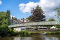 View of Porthill Bridge in Shrewsbury, Shropshire, England, on July 13, 2021. Unidentified Royalty Free Stock Photo