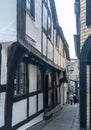 Narrow Grope Lane in Shrewsbury, Shropshire