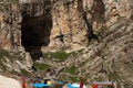 Shri Amarnath Cave Temple one of the 51 Shakti Peethas Kashmir, Royalty Free Stock Photo