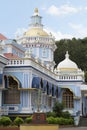 Shri Mangeshi Temple complex, it is the Kuldeva of Goud Saraswat Brahman, located in Mangeshi village, Priol, Ponda, Goa Royalty Free Stock Photo