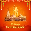 Shri Ram Janmbhoomi Teerth Kshetra Ram Mandir Temple in Ayodhya birth place Lord Rama