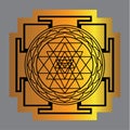 Shri Yantra Vector Royalty Free Stock Photo