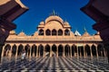 Shriji RadhaRani Mandir, indian temple  in holy place Varsana, Barsana. Royalty Free Stock Photo