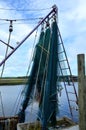 Shrimp Boat Fish Nets Trawler Royalty Free Stock Photo