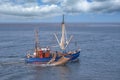 Shrimp Boat at North Sea Wattenmeer National Park Germany