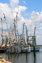 Shrimp Boats 1 Royalty Free Stock Photo