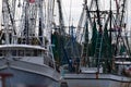 Shrimp boats at the dock. Royalty Free Stock Photo