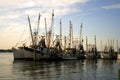 Shrimp boats Royalty Free Stock Photo