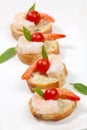 Shrimp Canape Royalty Free Stock Photo