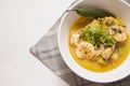 Shrimp chili soup Royalty Free Stock Photo