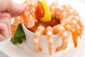 Shrimp Cocktail with Hand