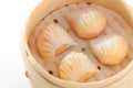 Shrimp dumpling dim sum Royalty Free Stock Photo