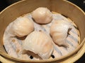 Shrimp dumpling dim sum Royalty Free Stock Photo