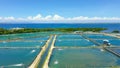 The Shrimp farming in Philippines.