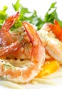 Shrimp and Fennel Salad Royalty Free Stock Photo