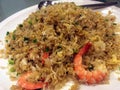 The shrimp fired rice