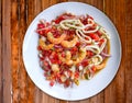 fish and seafood ceviche from Mexico